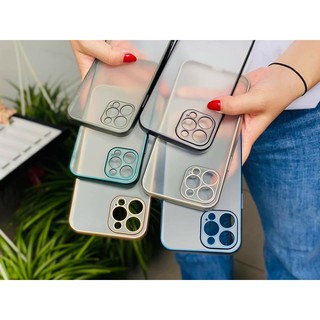 Ốp Iphone Bảo Vệ Camera lưng nhám viền dẻo cho iphone 12 series
