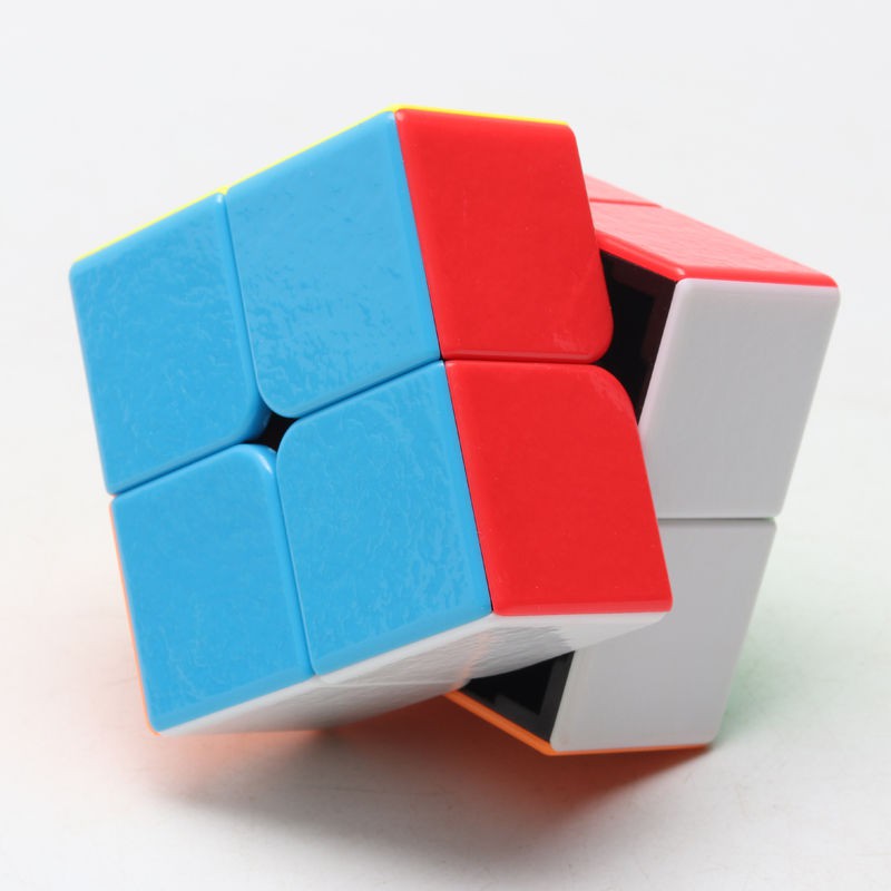 Bàn tay linh thiêng đá quý bậc hai Khối lập phương Rubik Trò chơi bậc 2 đặc biệt kết cấu da mịn màng rắn màu miễn phí Hì