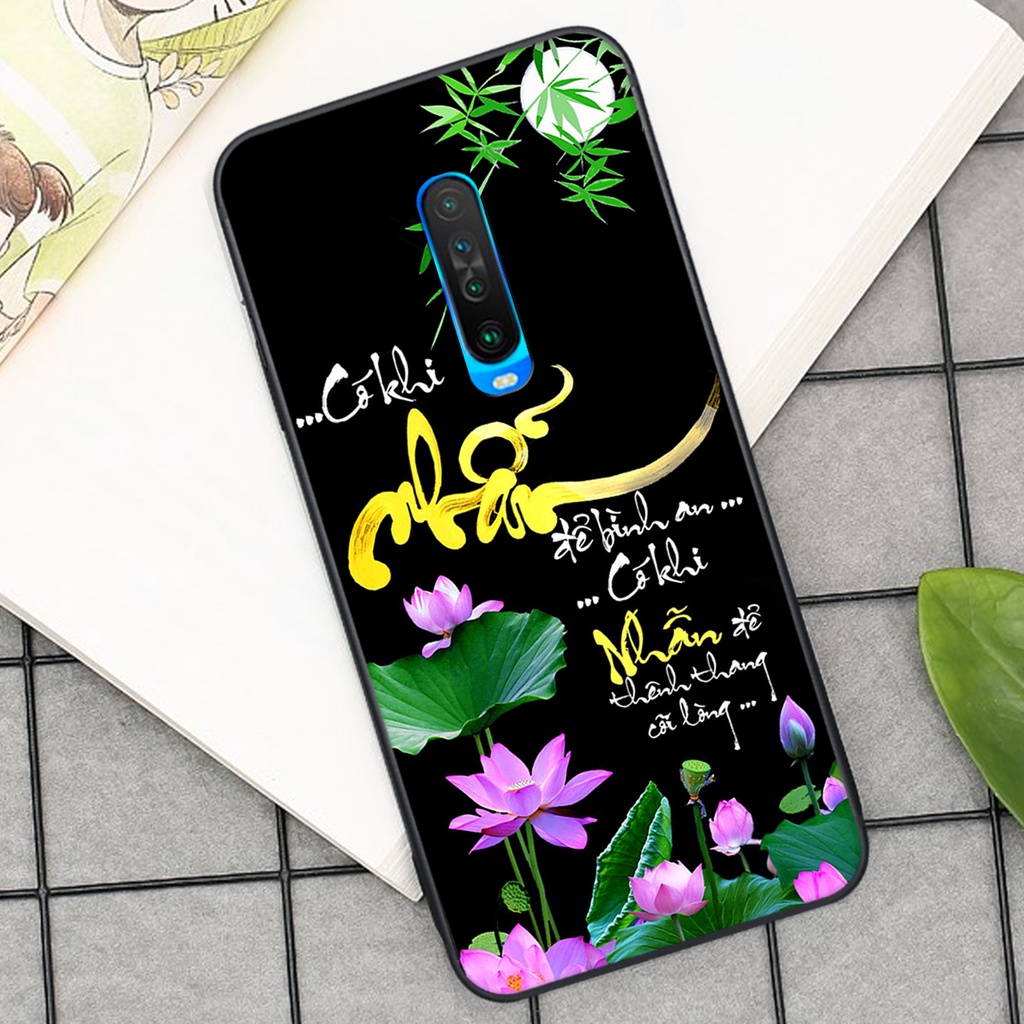 Ốp lưng Xiaomi REDMI K30 / K30 PRO in hình chữ tài chữ lộc, Cha Mẹ, bình an SIÊU ĐẸP