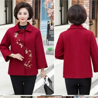 Áo dạ nữ trung niên thu đông.sẵn