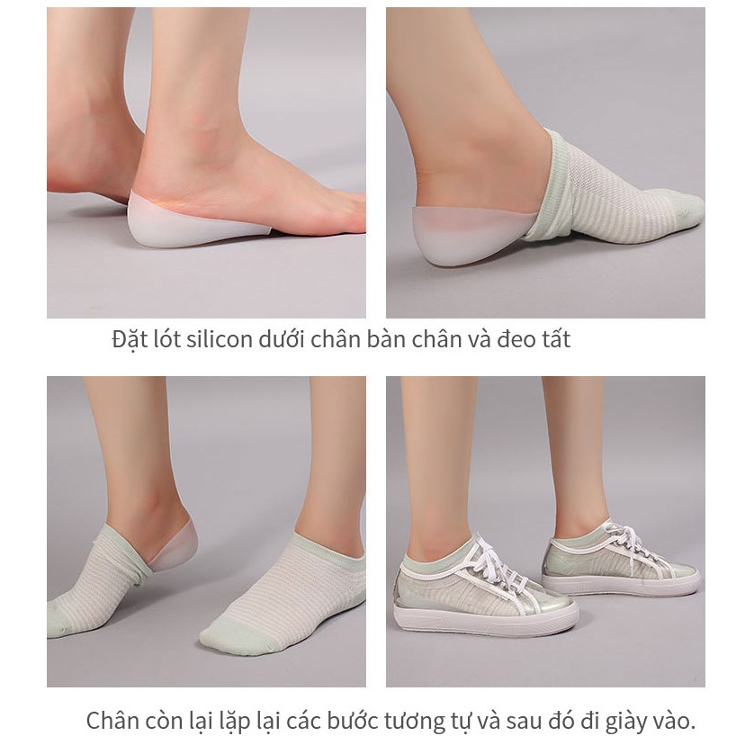 Miếng Lót giày tăng chiều cao thêm 3cm - HanruiOffical