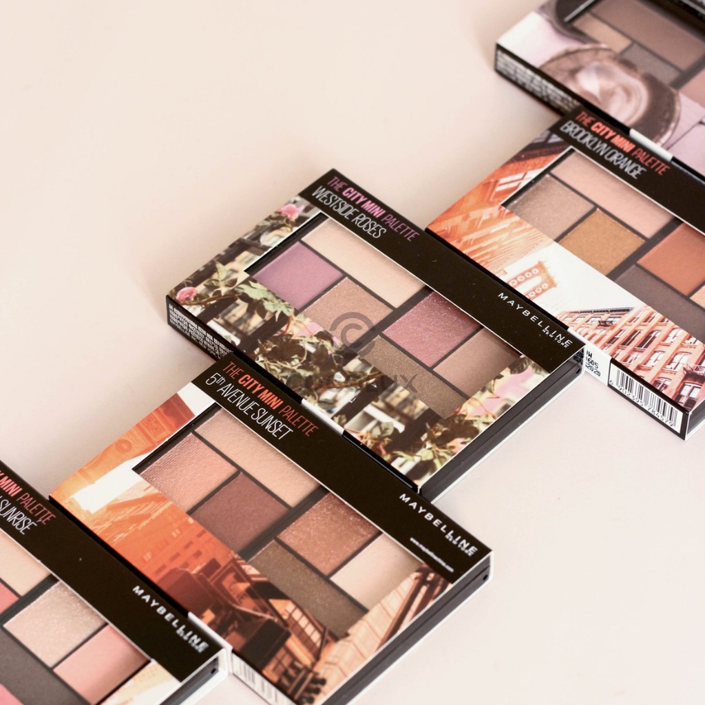 Bảng Phấn Mắt Maybelline 6 Ô The City Mini Palette