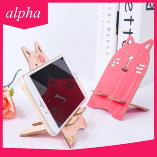 Giá đỡ điện thoại hình thỏ bằng gỗ sáng tạo để bàn thông dụng