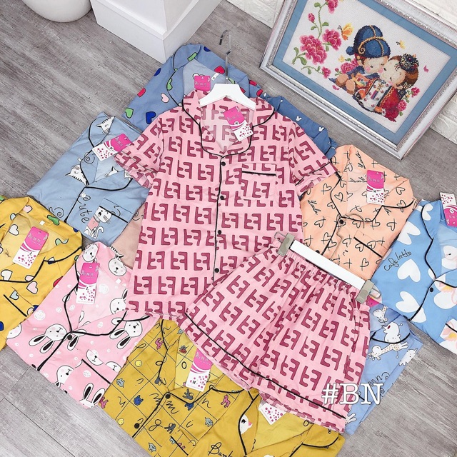 BỘ PIJAMA BO VIỀN TCQC