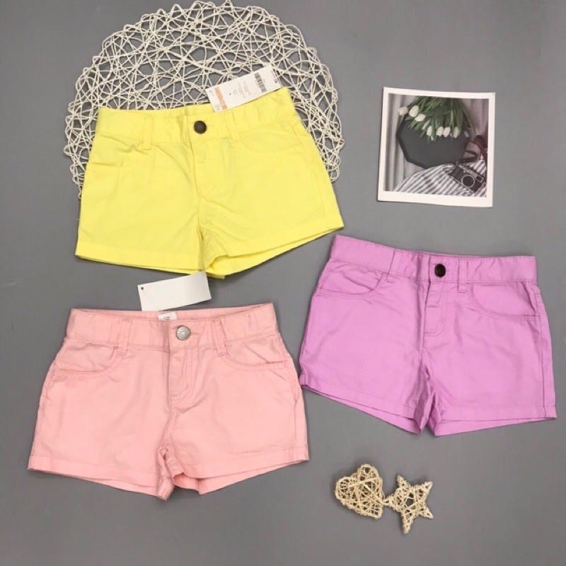 Quần short đùi Bé Gái Hàng VNXK chất xịn thương hiệu Bill ,Carter's