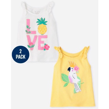 SALE VNXK- ÁO SÁT NÁCH 2 DÂY CHO BÉ GÁI-HIỆU PLACE