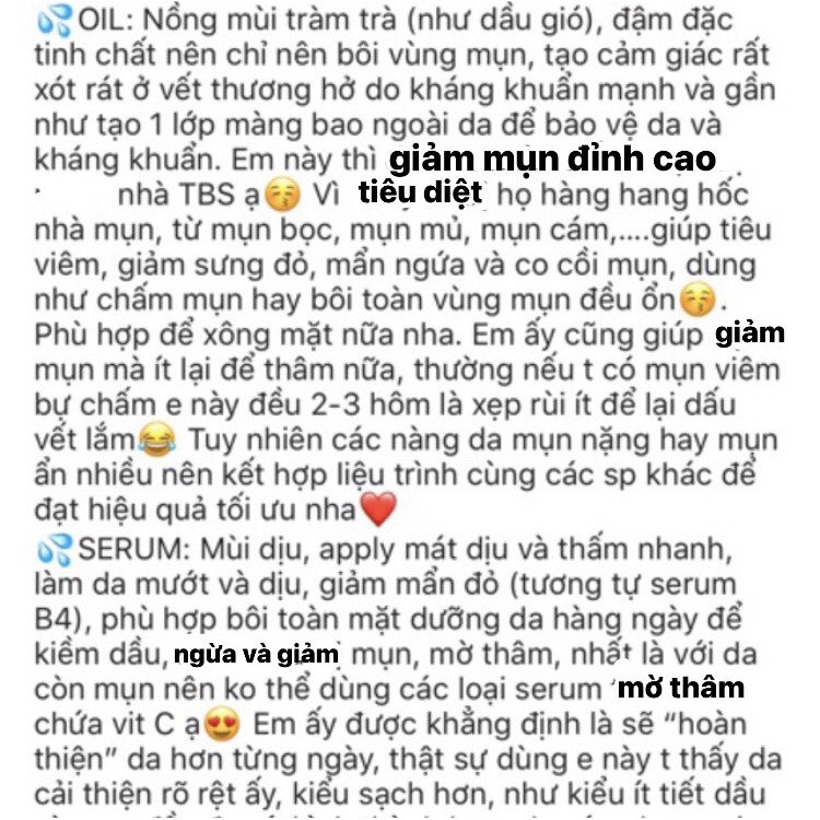 [Mã COS1904 giảm 8% đơn 300K] SERUM TEA TREE THE BODY SHOP (Anti-Imperfection Daily Solution) | BigBuy360 - bigbuy360.vn