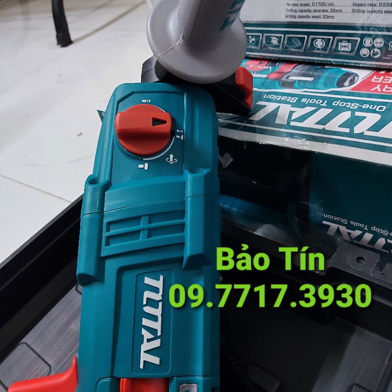 22mm Máy khoan búa xoay 650W Total TH306226