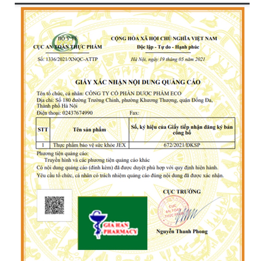 Viên Uống Jex- Giúp Giảm Đau & Làm Chậm Quá Trình Thoái Hóa khớp - Gia Hân