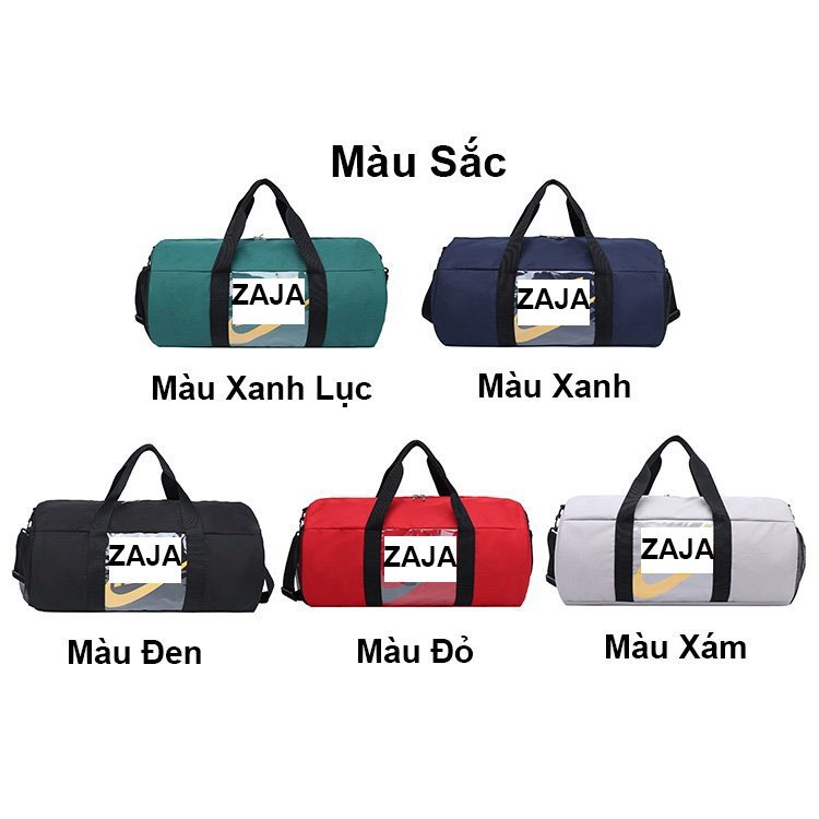 Túi du lịch nam nữ đa năng cỡ lớn đựng đồ cá nhân cao cấp ZAJA túi trống du lịch thể thao nam nữ đeo chéo thời trang