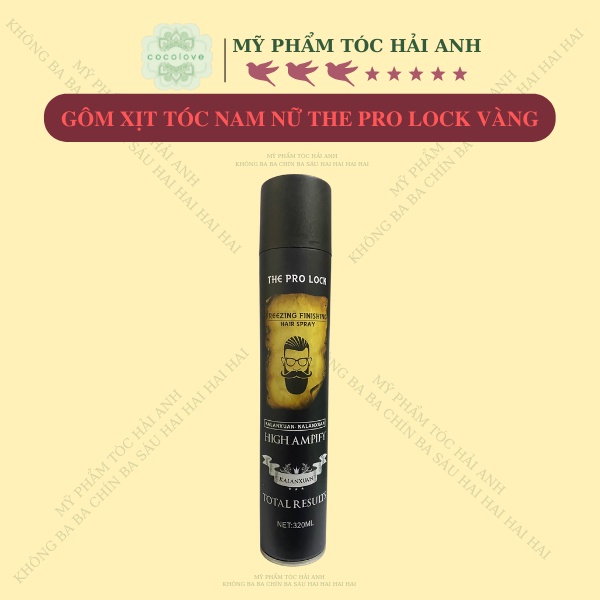 Gôm xịt tóc nam nữ THE PRO LOCK 420ML