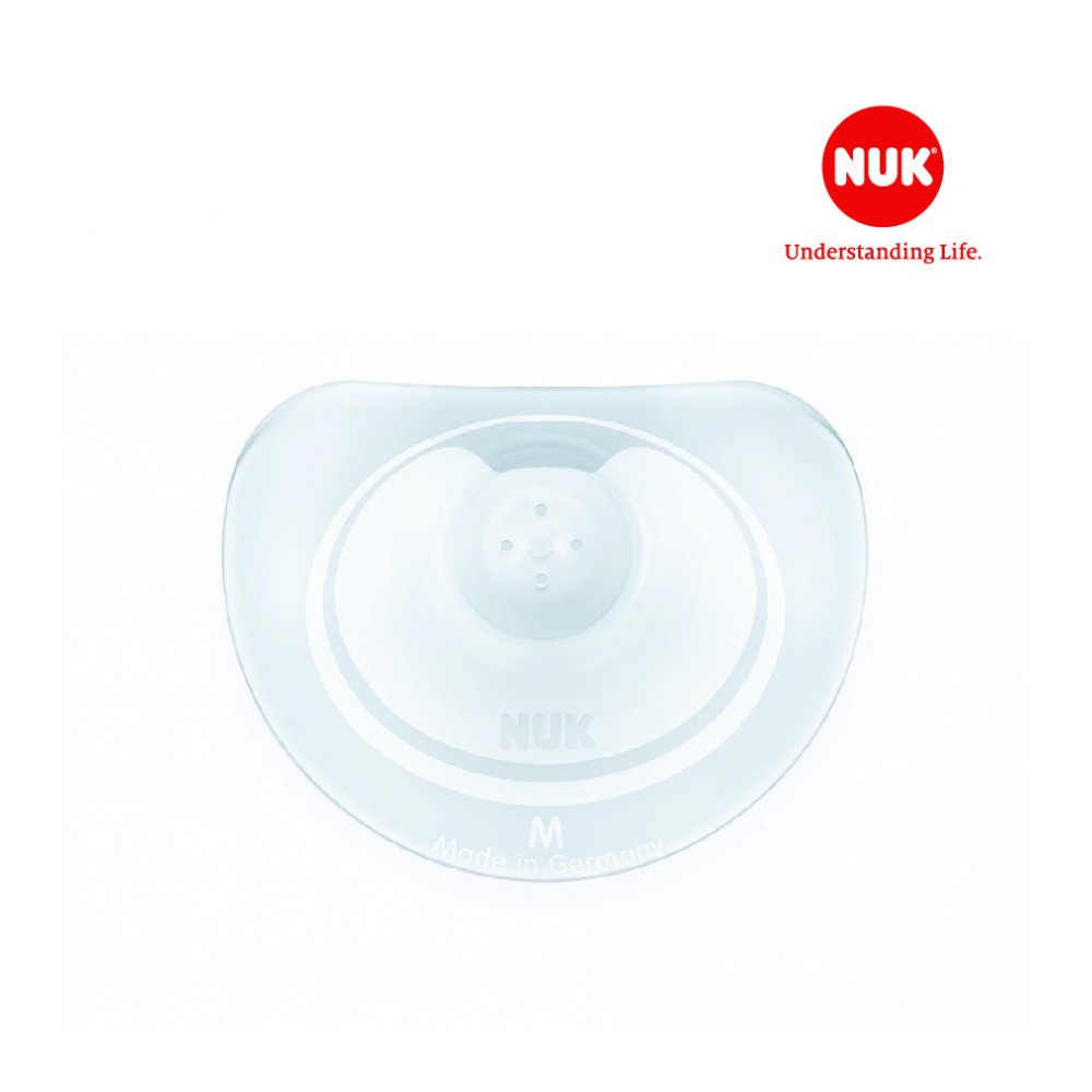 Trợ ti NUK bán nguyệt silicone cao cấp