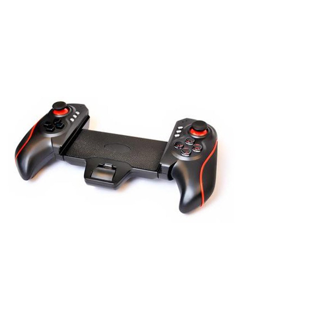 TAY CẦM CHƠI GAME , TAY BẤM GAMEPAD ĐIỆN THOẠI SAITAKE STK 7003 BLUETOOTH MÀU ĐỎ ĐEN