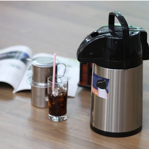 [GIAO HÀNG HOẢ TỐC]Phích Nước Rạng Đông 1 Lít, 2 Lít, 2,5 Lít Inox, Rót Nước Dạng Cần Bơm, Đế Xoay 360 Độ | BigBuy360 - bigbuy360.vn