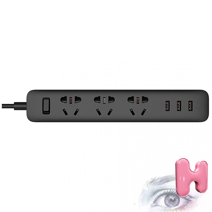 Ổ Cắm Điện Xiaomi Mi Smart Power Strip 3 Usb Port 2a