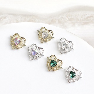 Charm Trái Tim Cổ Điển Đủ Màu Đính Móng