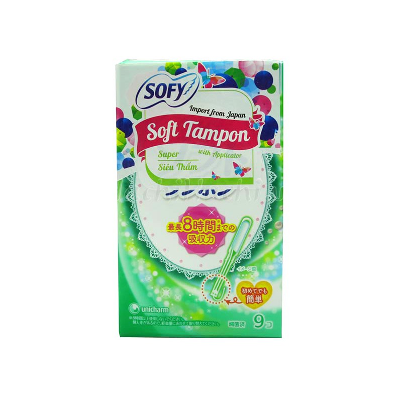 Băng vệ sinh Tampon Sofy siêu thấm 9 miếng - Hachi Hachi Japan Shop