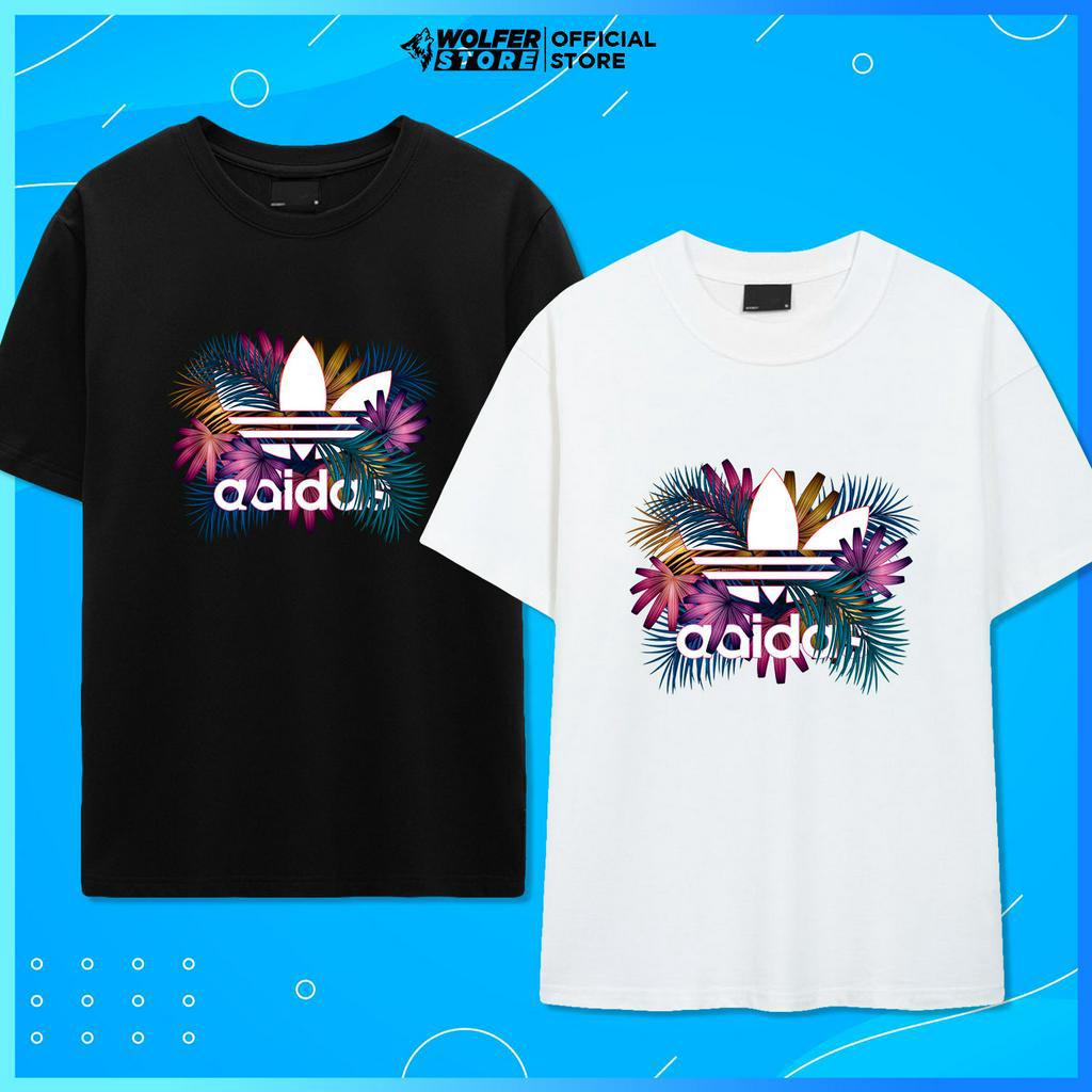 Áo adidas - áo thun adidas áo phông addidas tropical lá nhiệt đới unisex nam nữ cotton - adidas tropical design