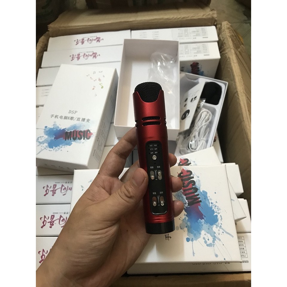 Micro chuyên livestream thu âm C16 2 in 1