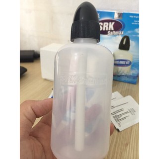 Bình rửa mũi SRK SALTMAX (Hộp 10 gói x 2,145g+ chai nhựa 240ml)