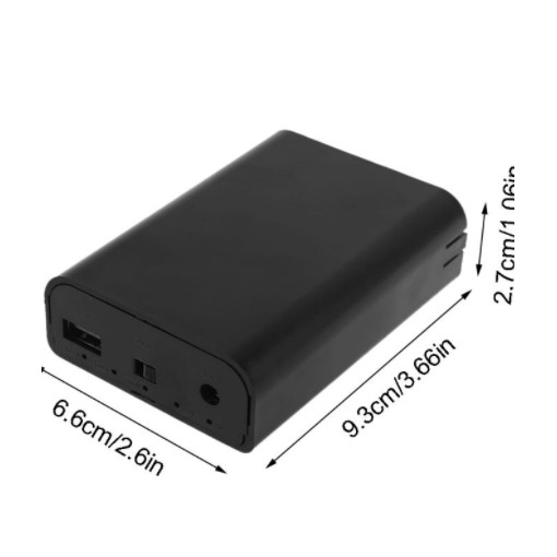 Box sạc dự phòng 12V cho modem wifi dùng pin 18650