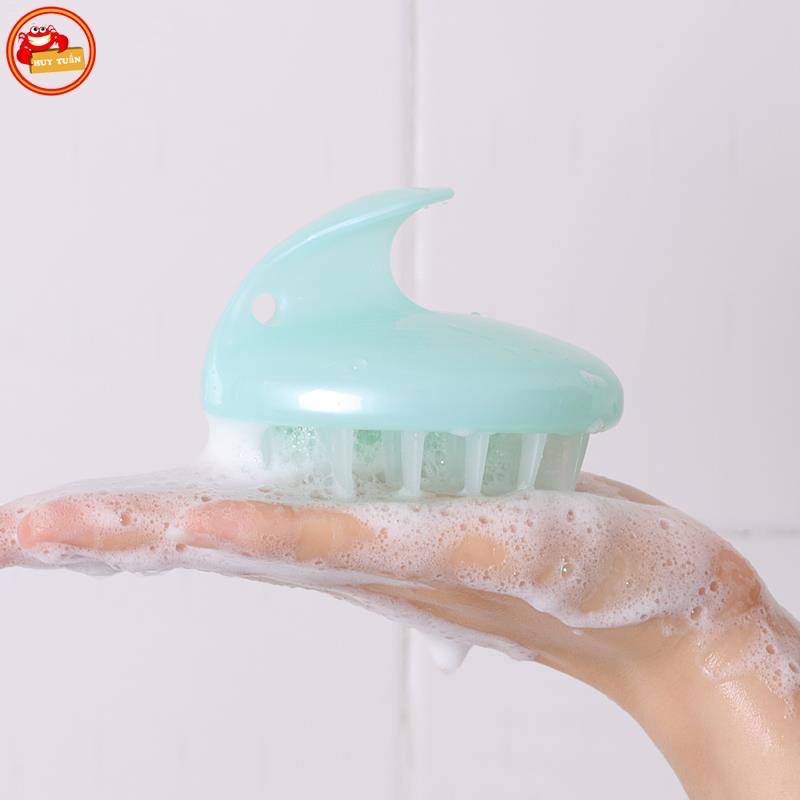 [ Deal sốc] Lược gội đầu gai silicon massage da đầu .ngăn ngừa rụng tóc