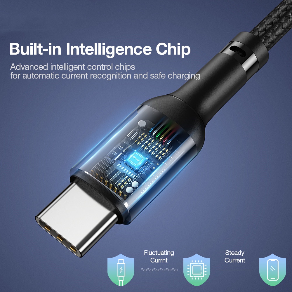 Dây Cáp Sạc Nhanh 100W USB C Sang USB Type C QC 4.0 PD 5A Huawei Samsung