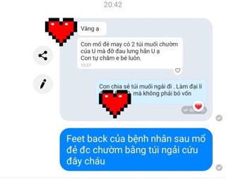 TÚI CHƯỜM MUỐI NGẢI CỨU