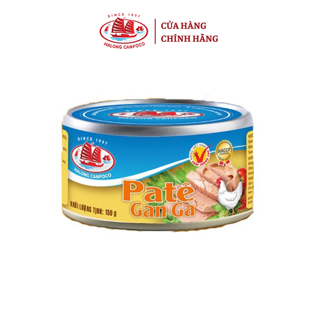 [Mã BMBAU50 giảm 7% đơn 99K] Pate gan gà 150g - Đồ Hộp Hạ Long