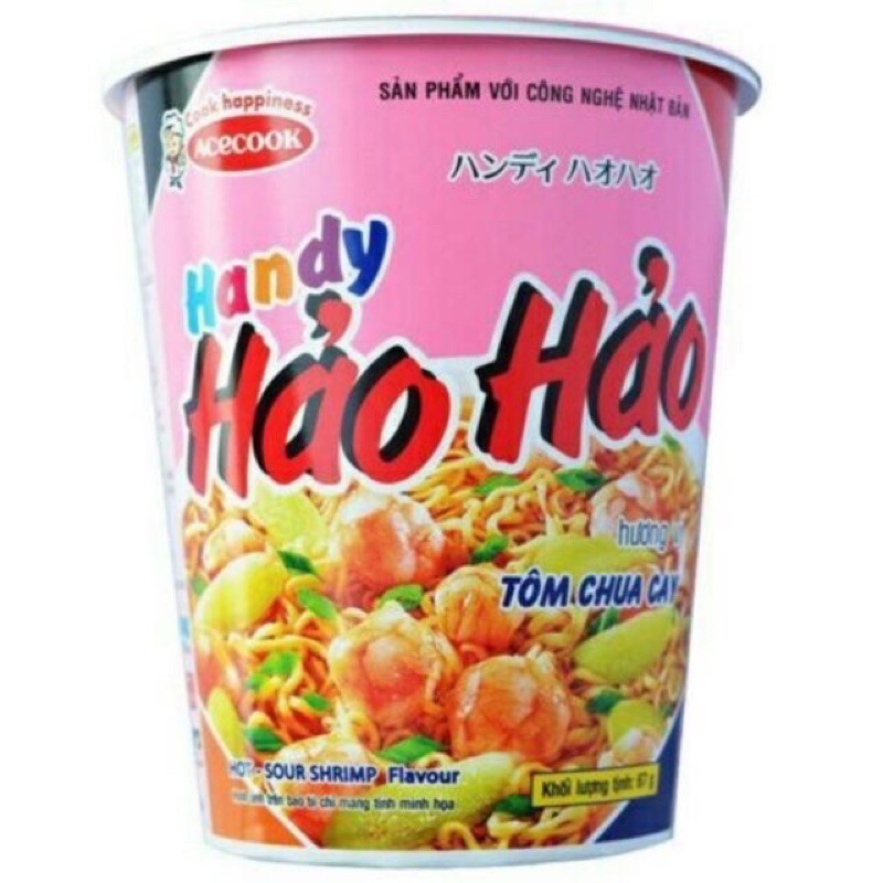 Mỳ tôm hảo hảo chua cay hộp