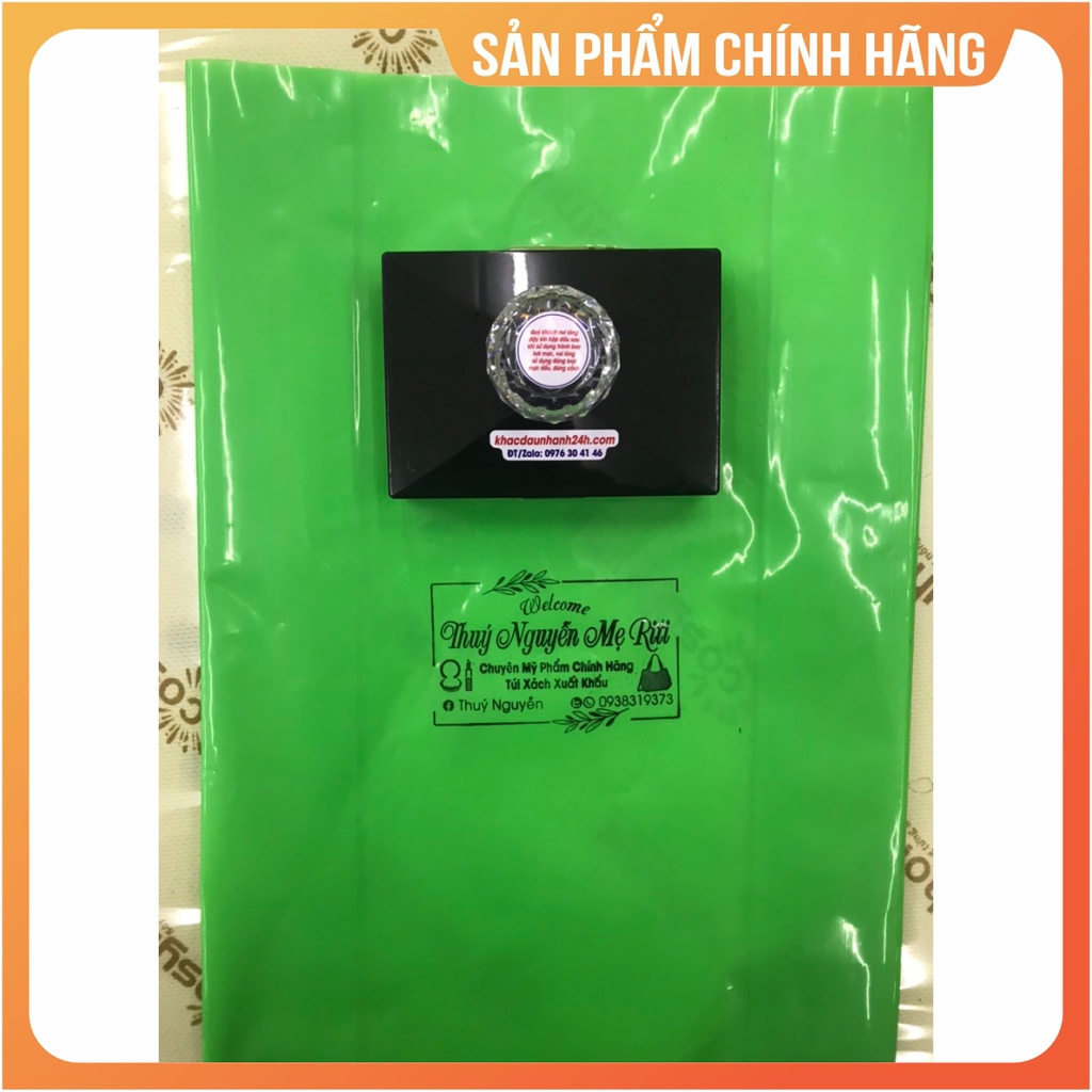 Khắc dấu in túi xốp, túi linong...cán pha lê 60 x 90mm, Mực in trên nhiều chất liệu