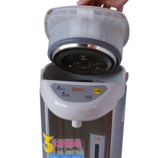 Bình thủy điện thép không gỉ 3.4L Comet CM3217