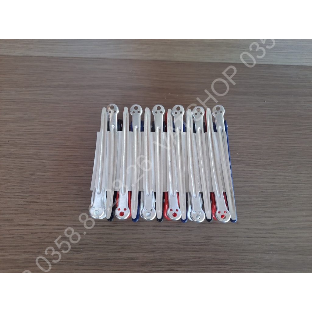 Sét 12 cây kẹp vịt làm tóc beauty
