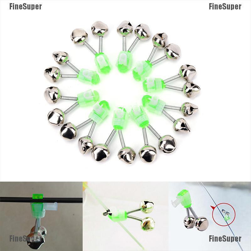 Set 10 Chuông Báo Cá Cắn Câu Gắn Cần Câu Chuyên Dụng