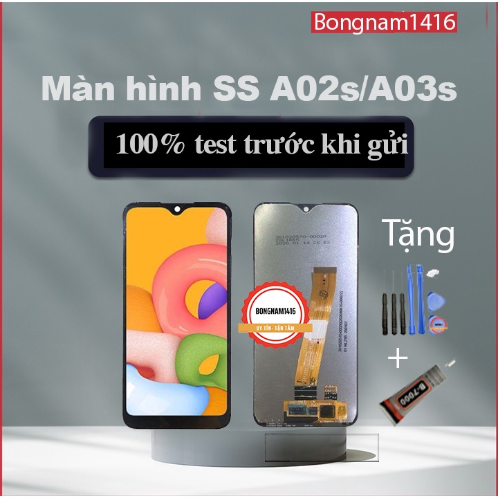 Màn hình samsung a02s/a03s tặng kèm bộ sửa 8 keo dán trong 1