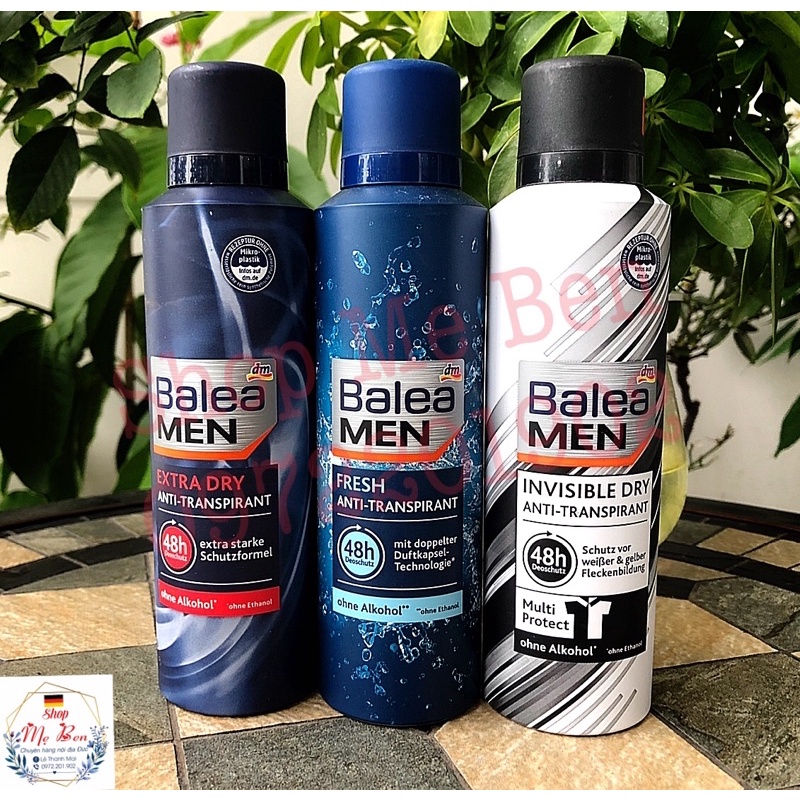 XỊT KHỬ MÙI BALEA MEN - 200ml