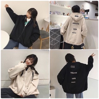 [CÓ SẴN] ÁO KHOÁC NỈ BÔNG ULZZANG (kèm ảnh thật)