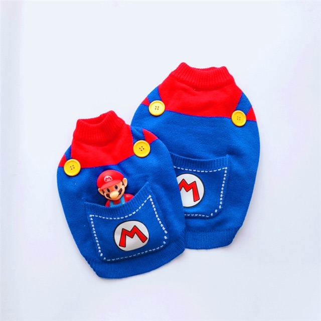 ÁO LEN MARIO CAO CẤP DÀNH CHO CHÓ MÈO