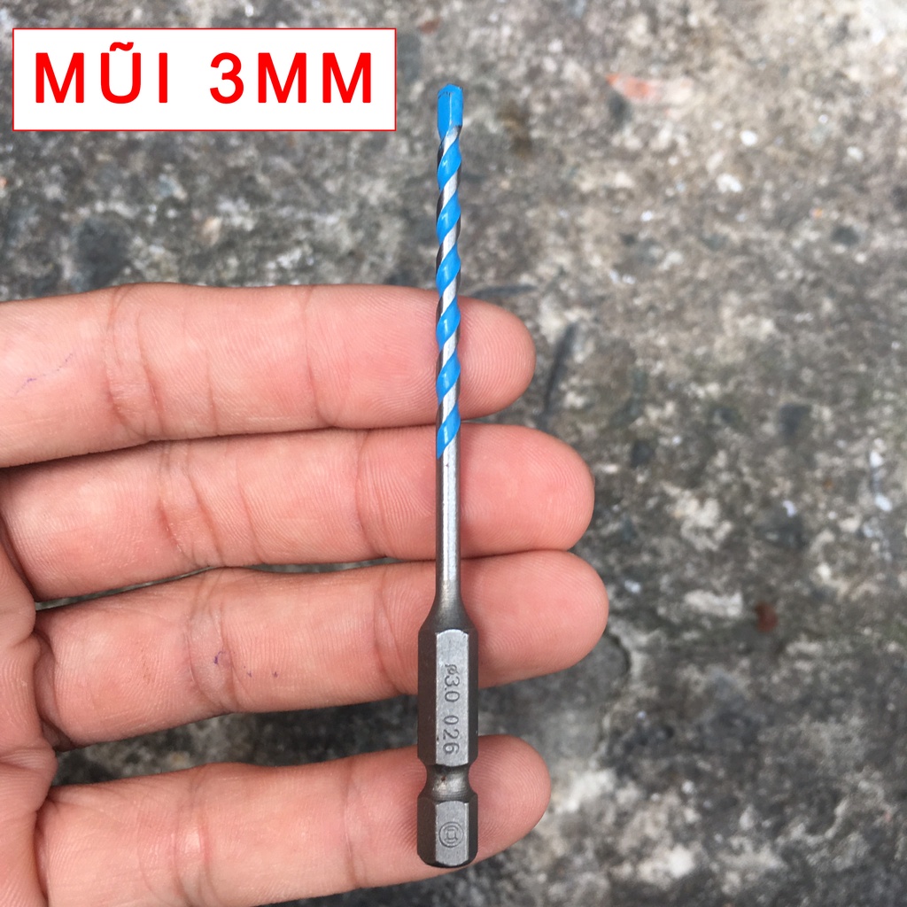 Mũi Khoan BOSH Bê Tông - Chân Gài Lục Giác