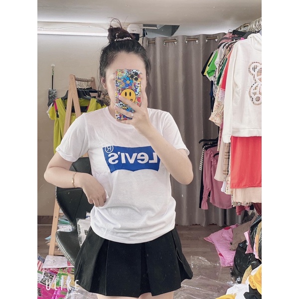 Áo Thun Giấy LeVis Cổ Tròn