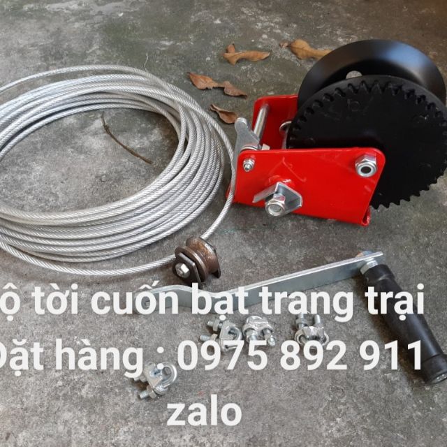 Tời cuốn bạt dành riêng cho trang trại