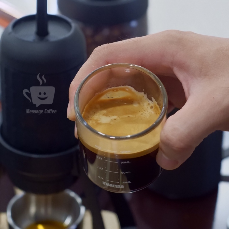 Máy pha cà phê STARESSO Mirage cầm tay chính hãng bản 2021 pha Espresso BH 12 tháng được phân phối bởi Message Coffee