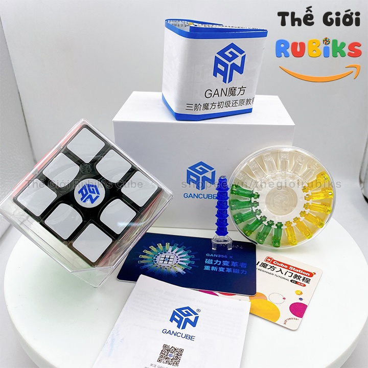 Rubik 3x3 GAN X v2 M Có Nam Châm. Khối Lập Phương Gan 356 X v2 M 3 Tầng 3x3x3. Đồ Chơi Thông Minh.