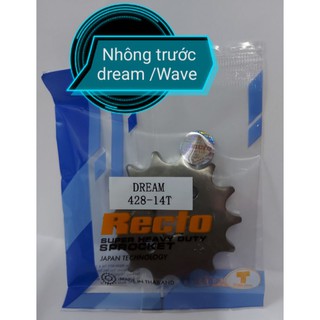 Nhông trước dream, wave, wave rs, futureneo, wave s110, size 14