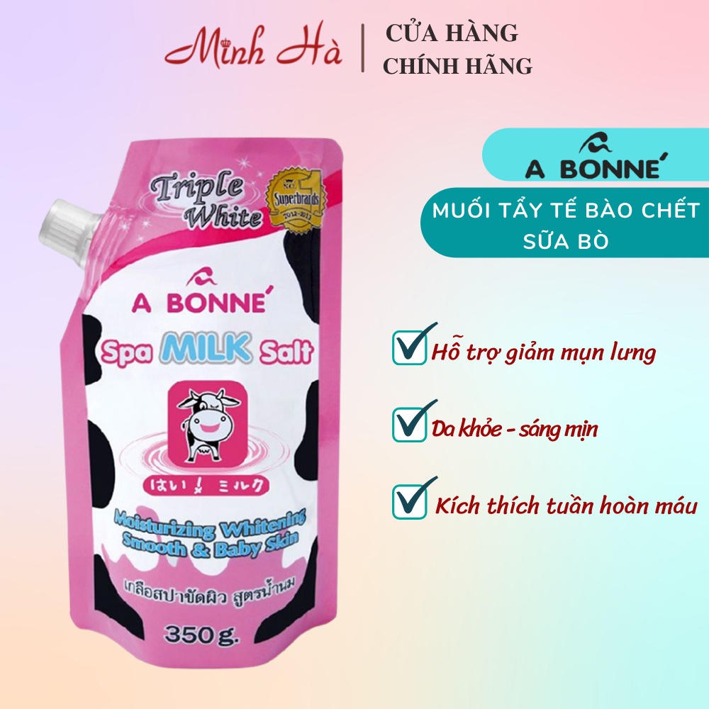 Muối tắm sữa bò tẩy tế bào chết A Bonne Spa Thái Lan 350g - Minh Hà Official