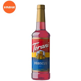 Sirô hoa dâm bụt - hibiscus syrup torani 750ml