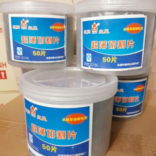 Đá cắt xanh M 1T 50 viên.