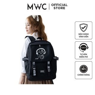 Balo Vải Thời Trang MWC Chống Nước Có Ngăn Đựng Laptop Đồ Dùng Cá Nhân Siêu Tiện Ích BALO- 1085