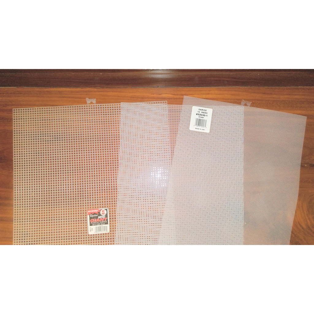 Khung plastic canvas làm túi xách handmade