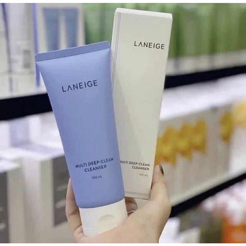 Sữa rửa mặt Laneige sạch sâu dưỡng ẩm da và ngăn ngừa mụn Laneige Multi Deep-Clean Cleanser 150ML